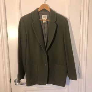 BIANCA NYGARD Blazer Jacket , Dark Green, Women’s Size 6